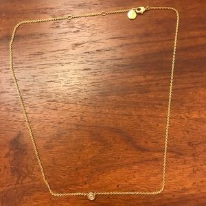 Stella and dot delicate gold necklace/ choker